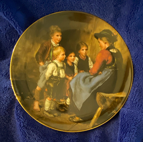 Lilien porzellan sammelteller - porzellan,