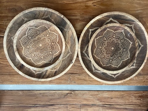 Holzteller neu - 4,