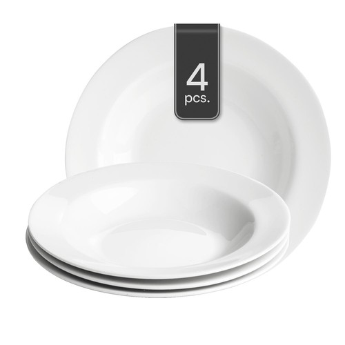 Suppenteller 4er set - suppenteller, porzellan
